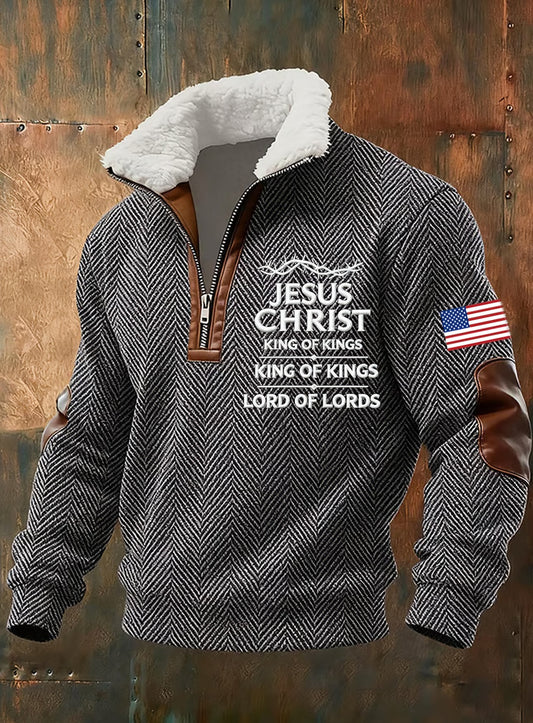 Мъжки реколта изкуство вяра случайни суитчър