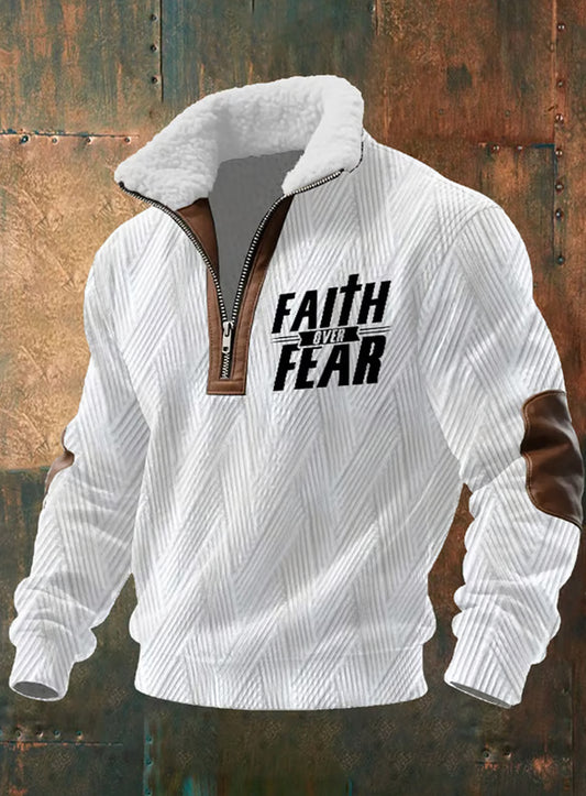 Мъжки реколта изкуство вяра случайни суитчър