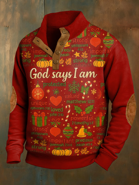 Реколта коледа вяра печат случайни суитчър