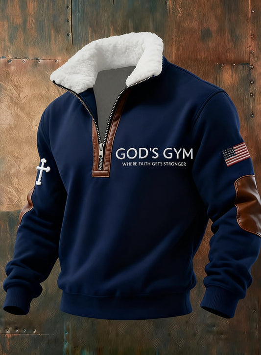 Мъжки реколта изкуство вяра случайни суитчър