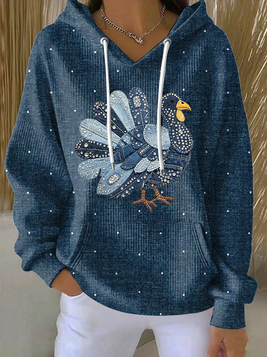 Женската благодарност турция patchwork случайни качулка