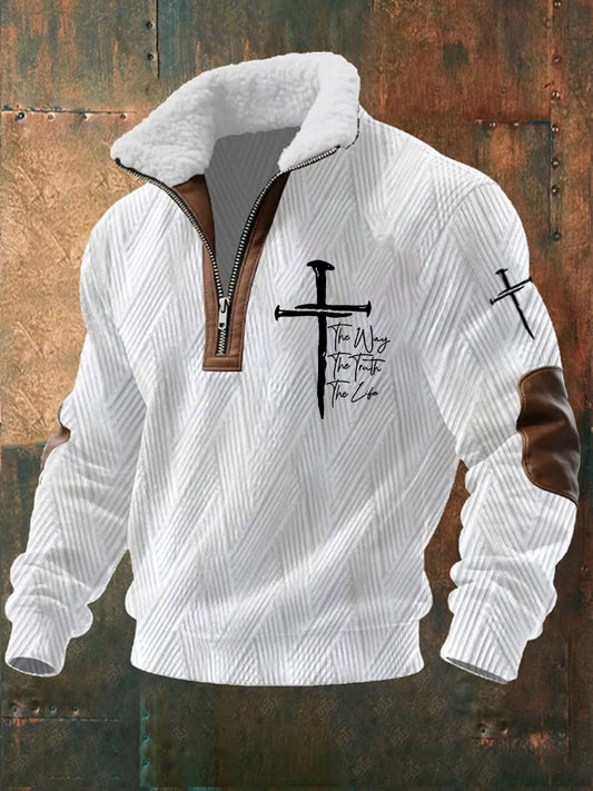 Мъжки реколта изкуство вяра случайни суитчър