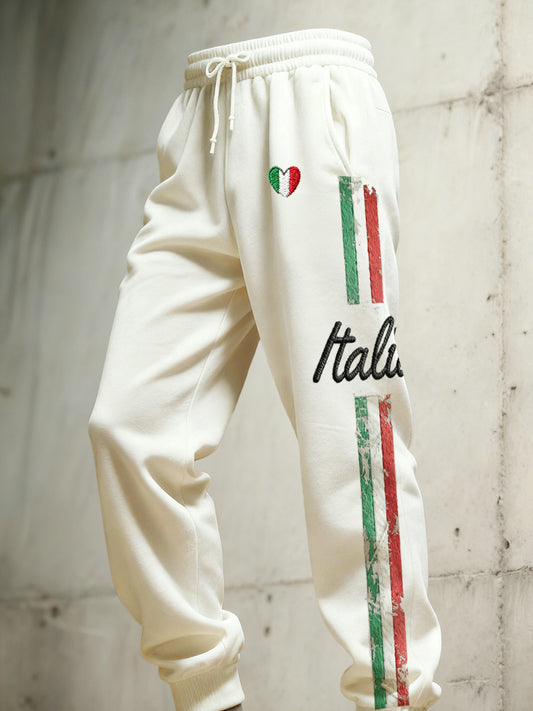 Мъжки реколта изкуство печат възпоменателни панталони