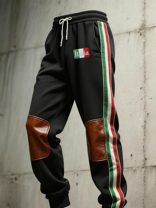 Мъжки реколта изкуство печат възпоменателни панталони