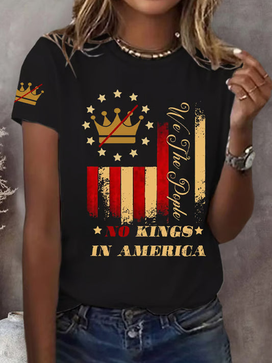 Жените fdt не крале печатни случайни тениска