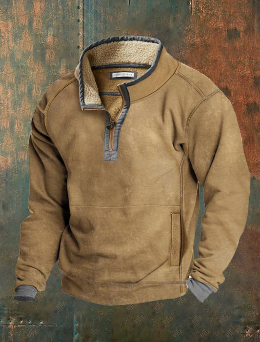 Мъжки ретро western art print случайни отгоре