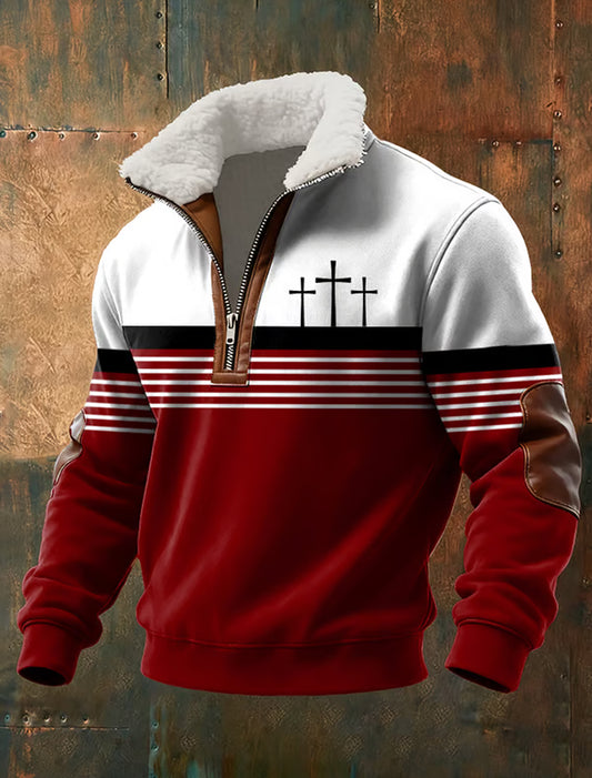 Мъжки реколта изкуство вяра случайни суитчър