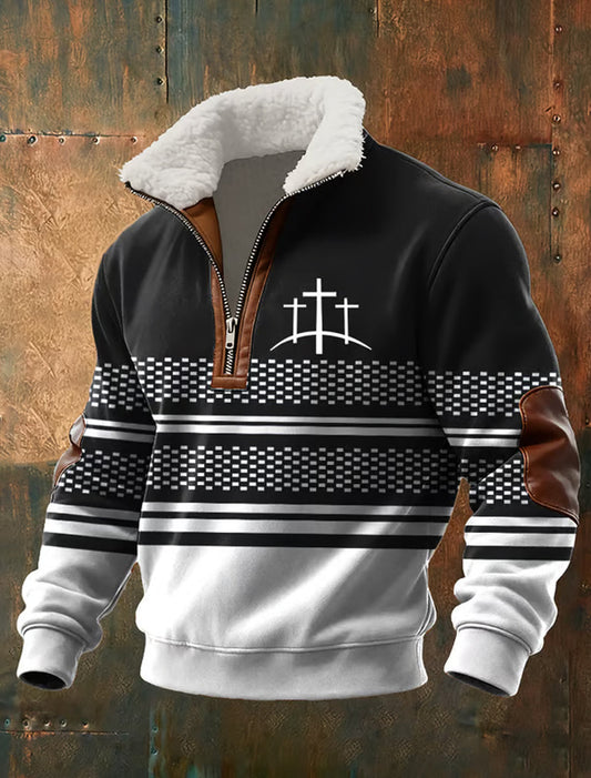 Мъжки реколта изкуство вяра случайни суитчър