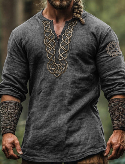 Мъжки ретро изкуство печат случайни отгоре