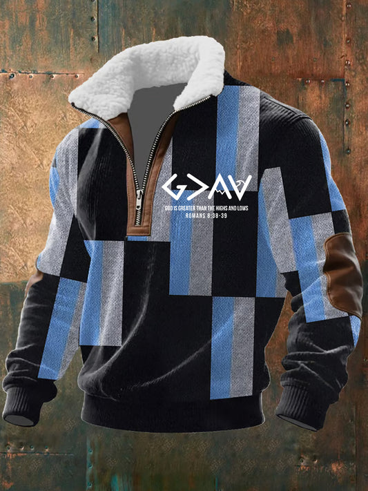 Мъжки реколта изкуство вяра случайни суитчър