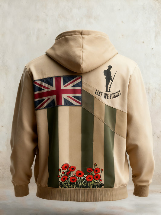 Мъже с голям размер капка-рамо качулка с джобове