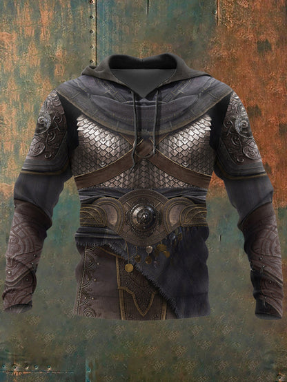 Мъжки ретро печатни случайни суитчър