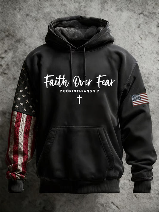 Мъжки реколта вяра случайни качулка