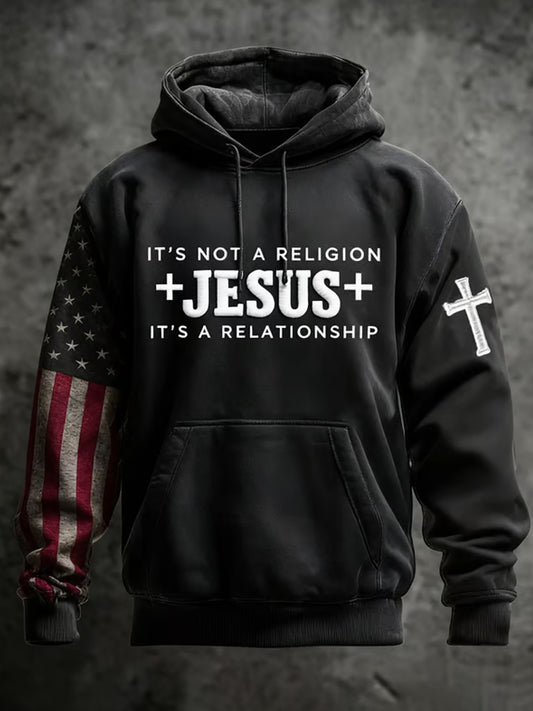 Мъжки реколта вяра случайни качулка