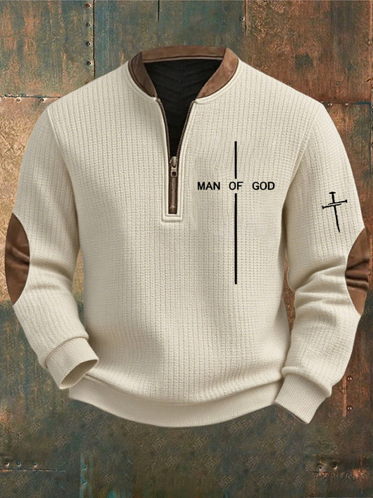 Мъжки реколта изкуство вяра случайни суитчър