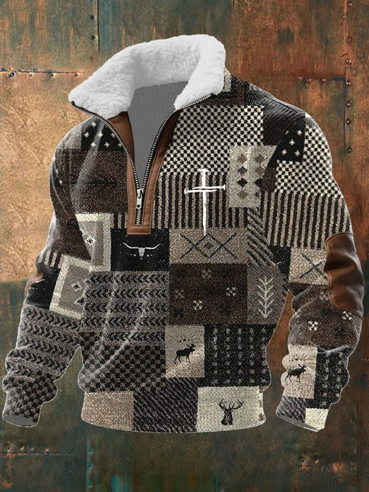 Мъжки реколта изкуство вяра случайни суитчър