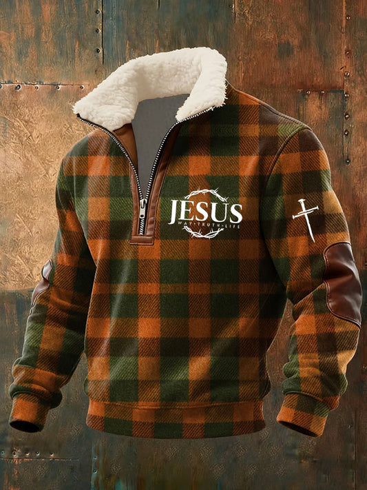 Мъжки реколта изкуство вяра случайни суитчър