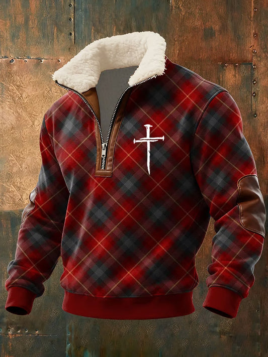 Мъжки реколта изкуство вяра случайни суитчър