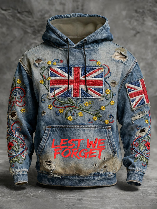 Ден за възпоменание на мъжете "забрави ме не" мак hoodie