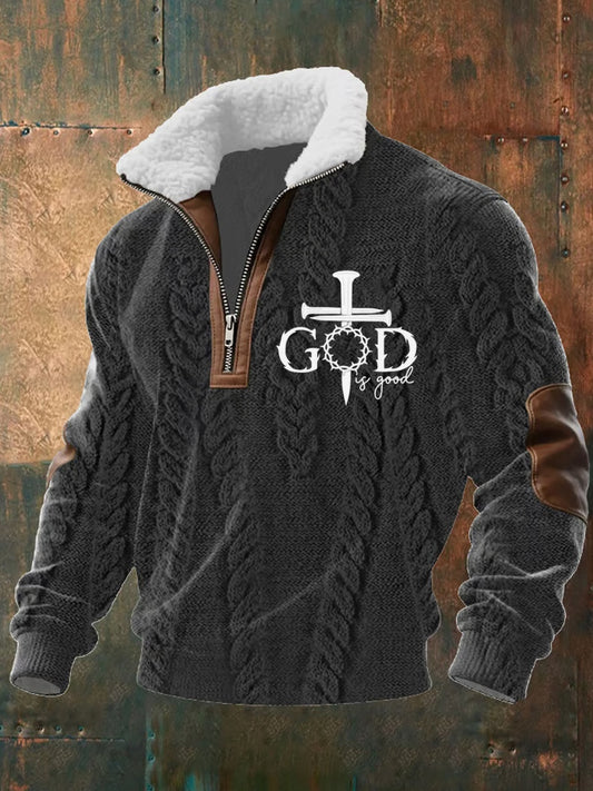 Мъжки реколта изкуство вяра случайни суитчър