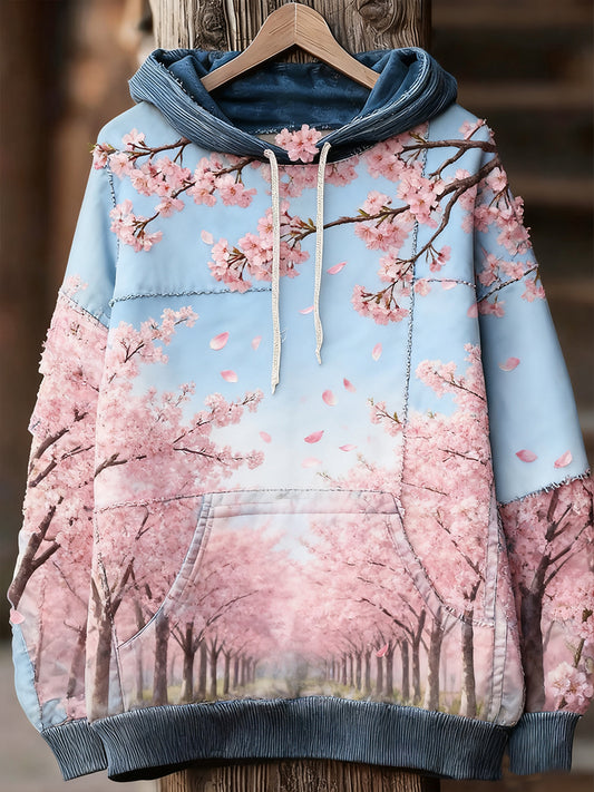 Унисекс изкуство печат случайни реколта качулка